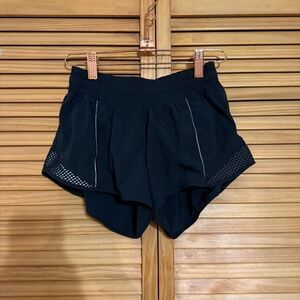 Lululemon Athletica Black Running shorts size 4